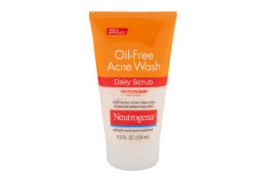 Neutrogena Oil-Free Acne Wash Daily Scrub