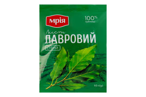 Лист лавровий сухий Мрія м/у 10г