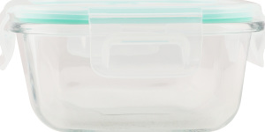 Контейнер д/зберігання 370мл скло з кришкою