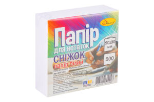 Блок паперу для нотаток "Сніжок" 500 арк.