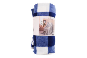 Плед флис клетка 100х150см №LDC240319P2 Ningbo Union Point Imp&Exp Co. Ltd 1шт в ассорт