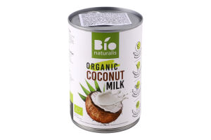 Молоко кокосове органічне Bio naturalis з/б 400мл