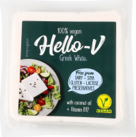 Сир веганський Greek White 26% 200г в/у Hello-V