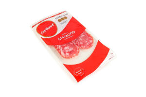 Ковбаса нарізка Бризоло Глобино с/к в/с в/у 0.08кг