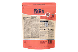 Корм сухой для взрослых котов Chicken&Liver Home Food д/п 400г