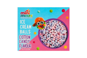 Мороженое с подсластителем со вкусом сахарной ваты Mini Melts к/у 2х50г