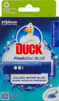 Очищувач унітазу гелевий в дозаторі Блакить Диски чистоти Duck 36мл