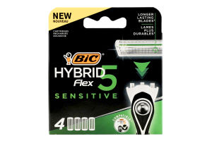 Картридж Flex-5 Hybrid Sensitive 4шт BiC