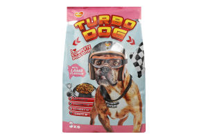 Корм сухой полнорационный для взрослых собак со вкусом баранины Turbo Dog м/у 3кг