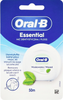 Нить зубная вощеная 50м Мята Essential Oral-B 1шт