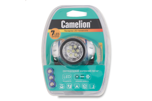 Фонарь налобный светодиодный №LED5310-7F3 Headlite Camelion 1шт