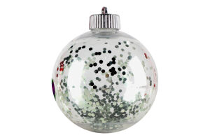 Прикраса ялинкова Куля з зірками 10см 833954