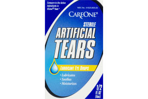CareOne Sterile Artificial Tears Lubricant Eye Drops