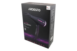 Фен Violet PRO чорний 2швидкості дифузор 1850-2200Вт Ardesto