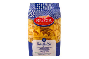 Вироби макаронні з борошна з твердих сортів пшениці Farfalle №83 Pasta Reggia м/у 500г