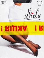 Набор колготок женских Siela Collant Collection Just №SST60007 20den 4 nero + 40den 4 nero 2шт