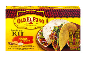 Old El Paso Taco Dinner Kit Hard & Soft