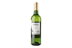 Вино 0.75л 11% белое сухое Baron de Perissac бут