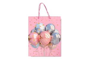 Пакет подарочный 32х26х10см №1423084 Happy Birthday Greenwich Products Co. Limited 1шт