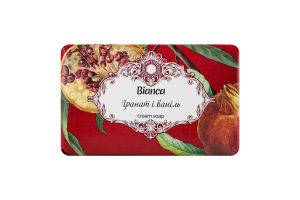 Крем-мило косметичне Гранат і ваніль Bianca 200г