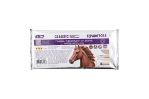 Глина самозастигаюча Classic теракотова 500г ZiBi