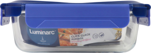 Ємність для їжі 650мл №Х0087 Pure Box Clic Clac Luminarc 1шт