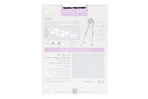 Колготки жіночі Conte elegant Active soft 20den 3 nero