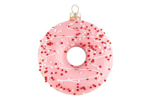 Прикраса ялинкова Пончик скло 985690