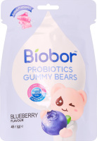 Цукерки Biobor Ведмедики чорниця з пробіот желейні