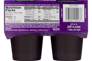 Jell-O Sugar Free Dark Chocolate - 4 CT