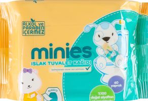 Бумага туалетная Minies влажная