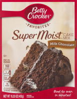 Betty Crocker Super Moist Milk Chocolate Cake Mix