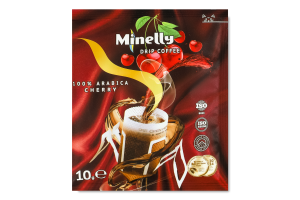 Кофе жареный молотый в дрип-пакете Cherry Minelly м/у 10г