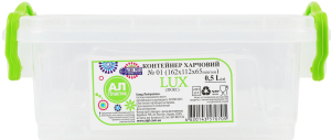 Контейнер харчовий 0.5л 162х112х65мм №01 Lux Ал-Пластик 1шт