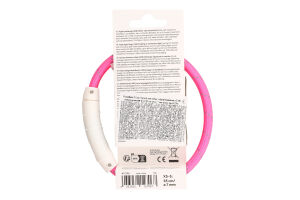 Trixie USB Flash Light Ring-Нашийн д/соб, що світ; 0,7х35см (Рож)