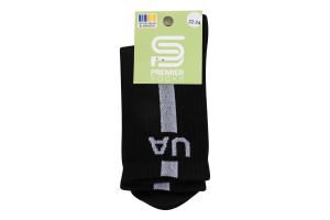 Шкарпетки підл Premier socks Економ UA чорн р22-24
