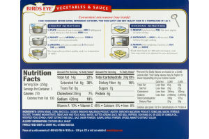 Birds Eye Vegetables & Sauce Vegetables & Shells