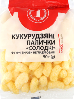 Палочки кукурузные неглазированные Сладкие ТМ "1" м/у 50г