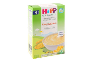 Каша безмолочная для детей от 4мес Кукурузная Organic Hipp к/у 200г