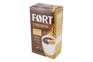 Кофе натуральный жареный молотый Intense Fort м/у 500г