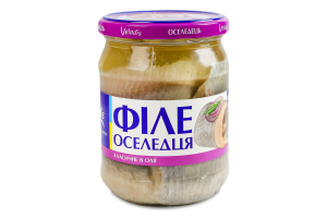 Сельдь филе в масле Классическая Veladis с/б 470г