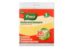 Салфетки влагопоглощающие Fino 3шт