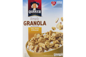 Quaker Simply Granola Oats, Honey & Almonds