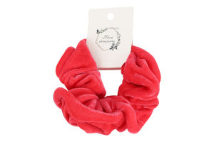 Резинка для волосся велюр велика ТОВ Южпромгруп 1шт в асорт