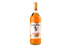 Напій алкогольний 1л 35% на основі карибського рому Spiced Gold Original Captain Morgan пл