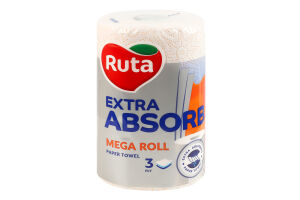 Рушник паперовий 3-х шаровий 200 листів Extra absorb Selecta Ruta 1шт