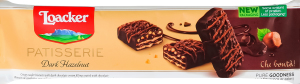 Печиво вафельне Dark Hazelnut Patisserie Loacker к/у 100г