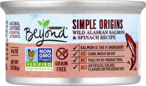 Purina Beyond Cat Food Wild Alaskan Salmon & Spinach