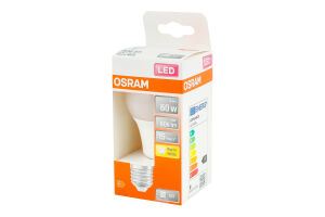 Лампа світлодіодна 8W E27 2700К 6X1 A60 Osram