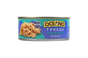 Тунець Oceano подрібнений у власному соку
